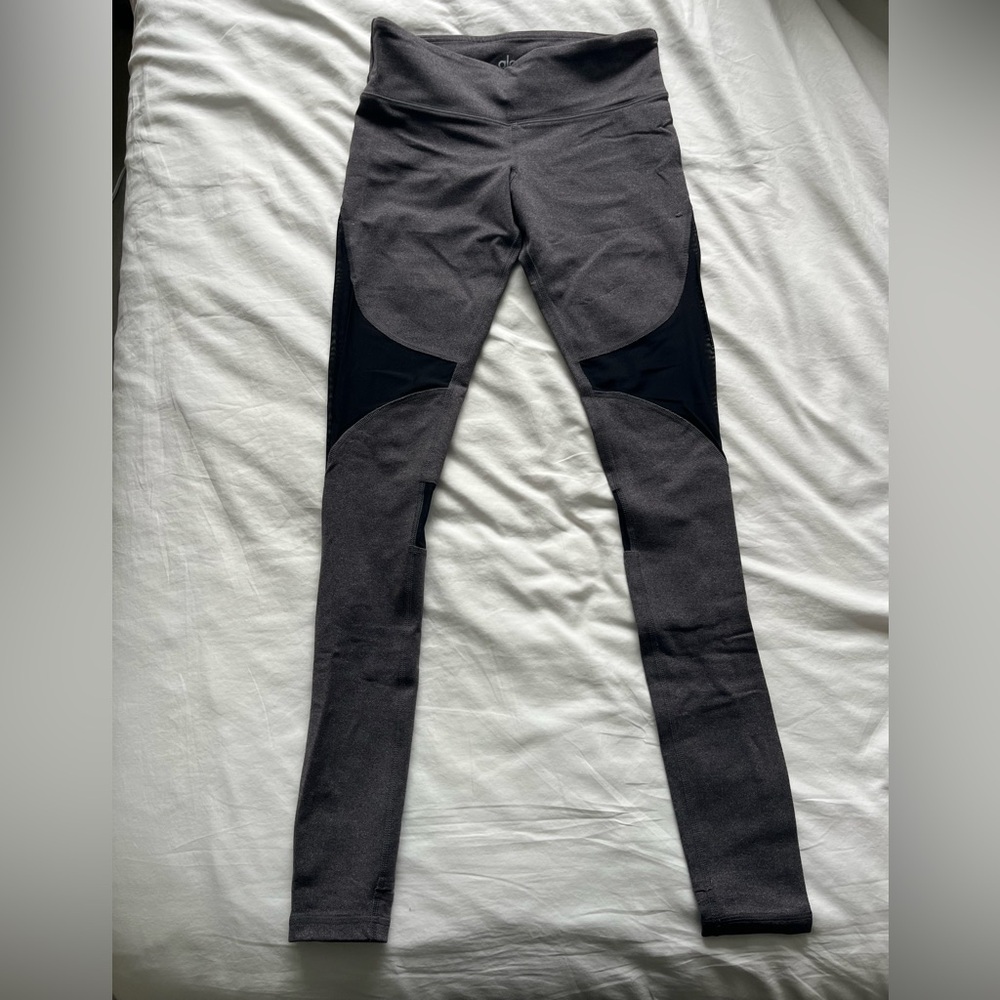 Alo Yoga Grey Barre Leggings